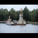 Unsere Fähre über den Nord-Ostsee-Kanal